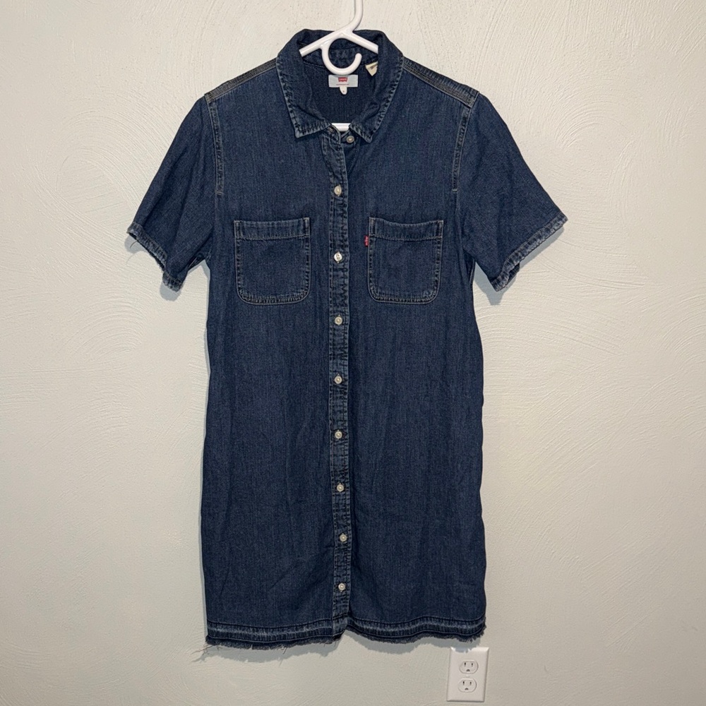 Levi's Raw Hem Denim Dress